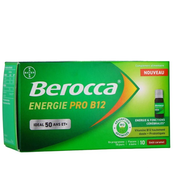 Berocca énergie pro b12 10x 10 ml