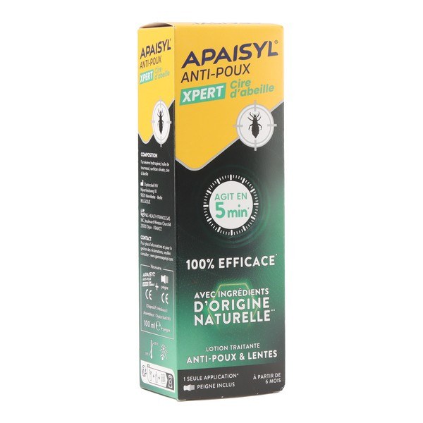Apaisyl xpert a/poux cire ABEIL100