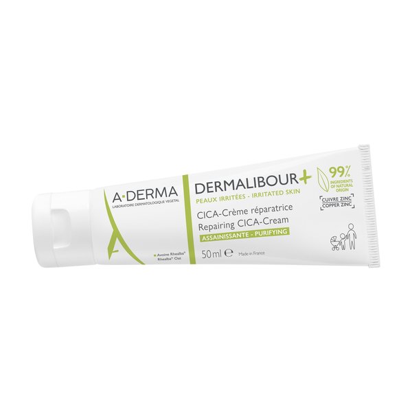 A-Derma Cica-Crème Réparatrice Assainissante Dermalibour+ 50 ml