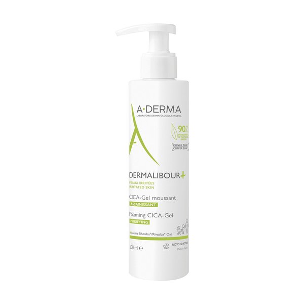 A-Derma - Dermalibour+ - Cica-Gel Moussant Assainissant 200 ml